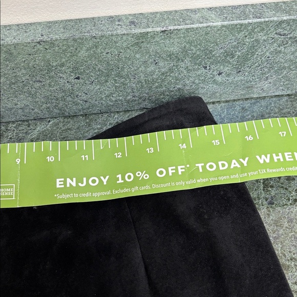 Vintage  Black Suede Straight Skirt from Lord & Taylor - Picture 5 of 5